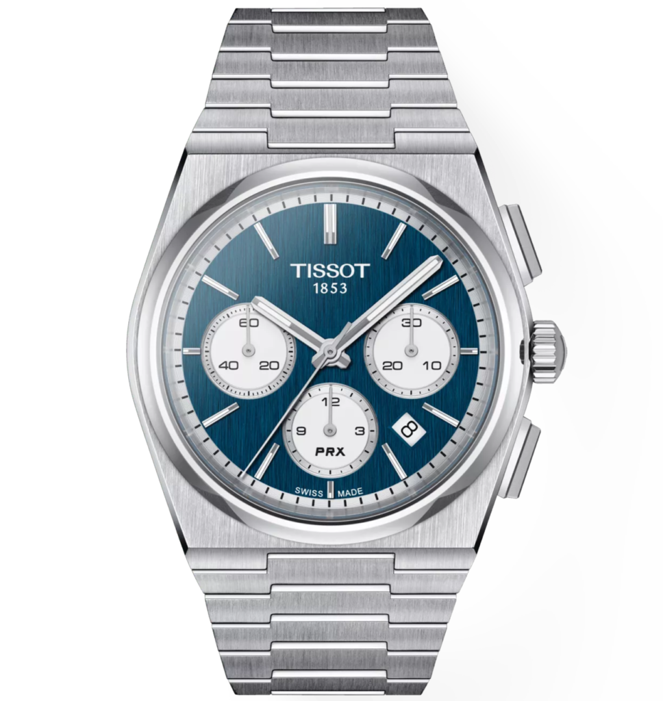 Tissot PRX Chronograph 42mm Cadran bleu