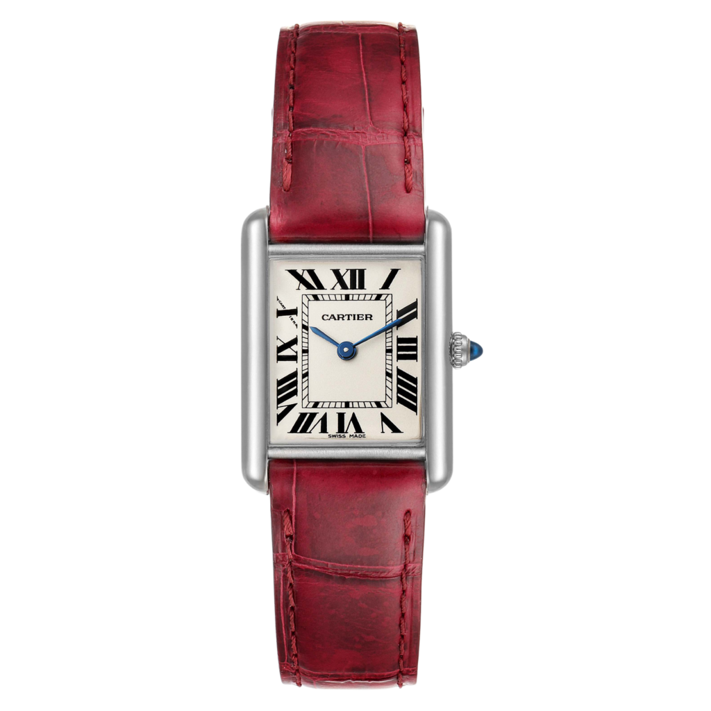 Cartier Tank Louis - Silver-Bordeaux