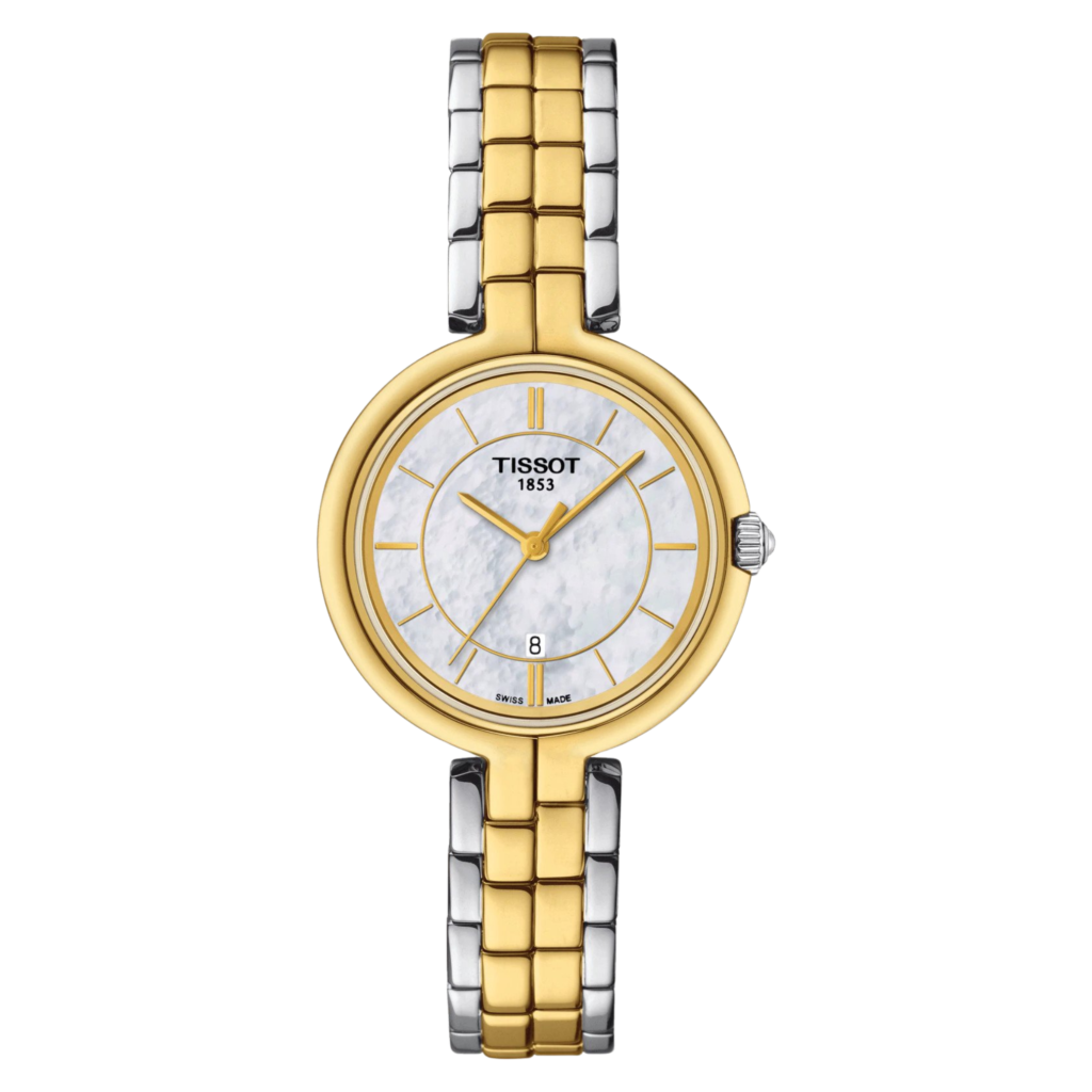 Tissot Flamingo 30MM– Bicolore Acier & Or Jaune