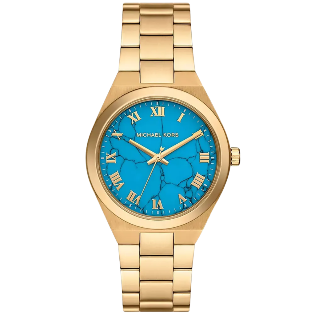 Michael Kors Lennox MK7460 – Dorée & Turquoise
