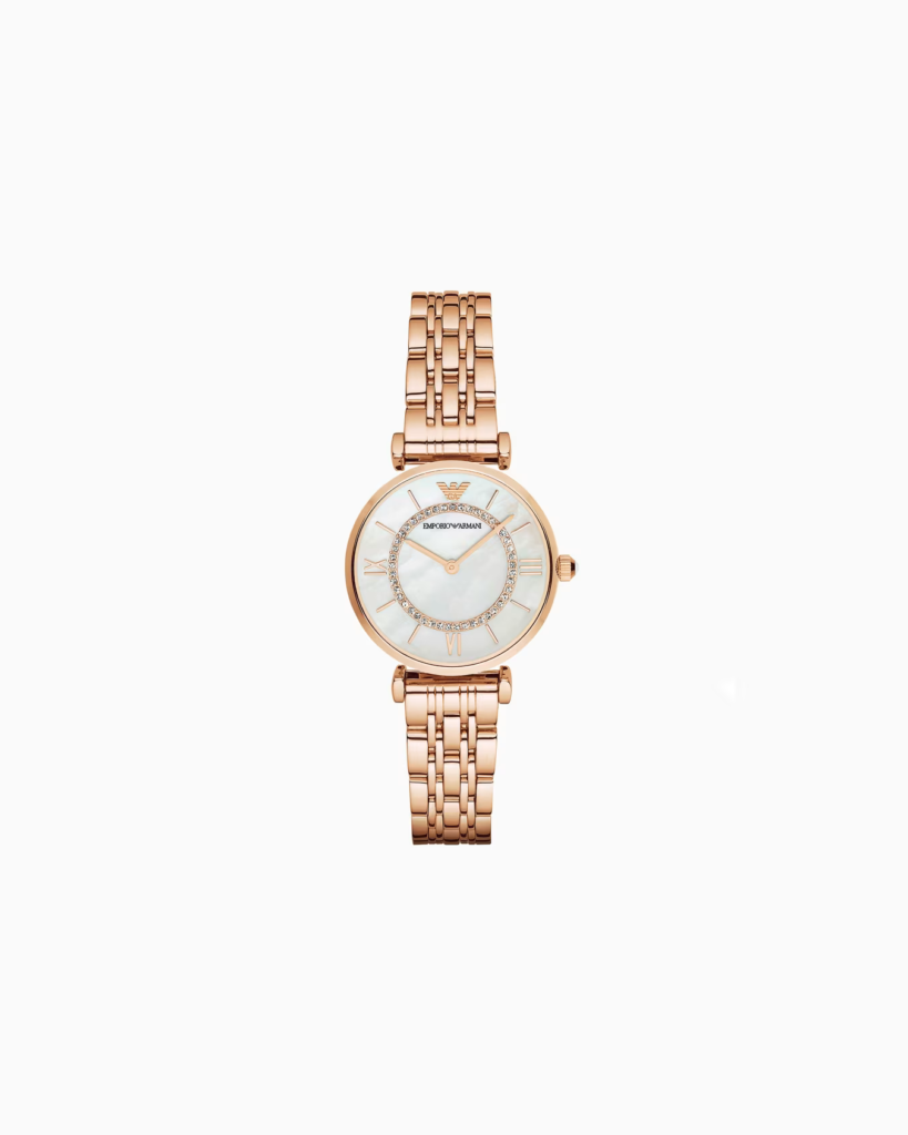 Emporio Armani Gianni T‑Bar – Doré Rosé AR1909