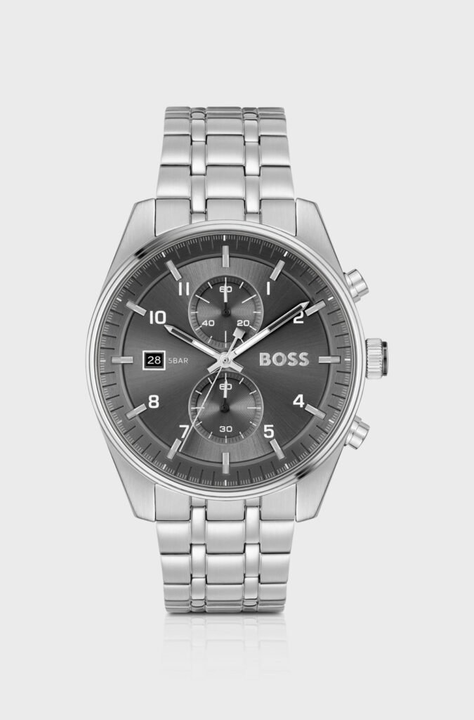 Boss Chronograph Tachymeter Bracelet Strap Watch 58137007