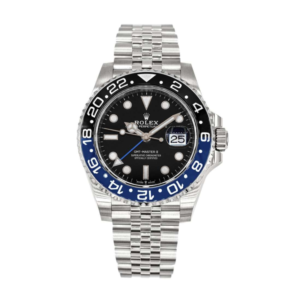 Rolex GMT-Master II – Noir & Bracelet Bleu Jubilé