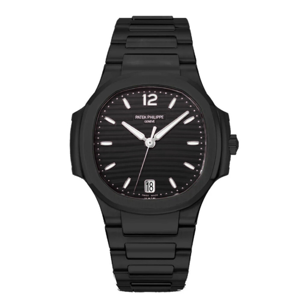 Patek Philippe Nautilus – Acier Noir & Cadran Noir